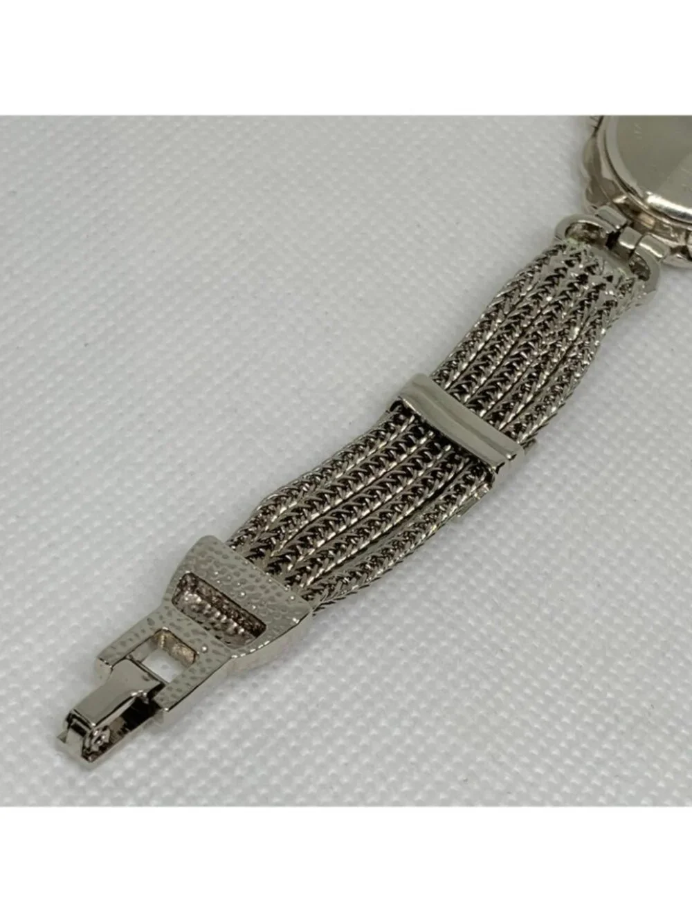 Pierre Nicol Marcasite silver tone women’s watch  23mm quartz 7.5” running